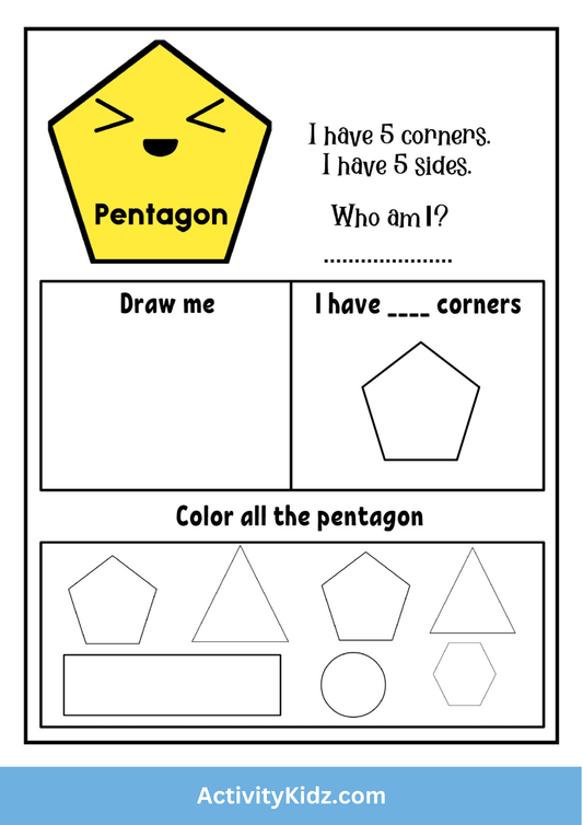 Rectangle Identification and Drawing Activity Worksheet - ActivityKidz