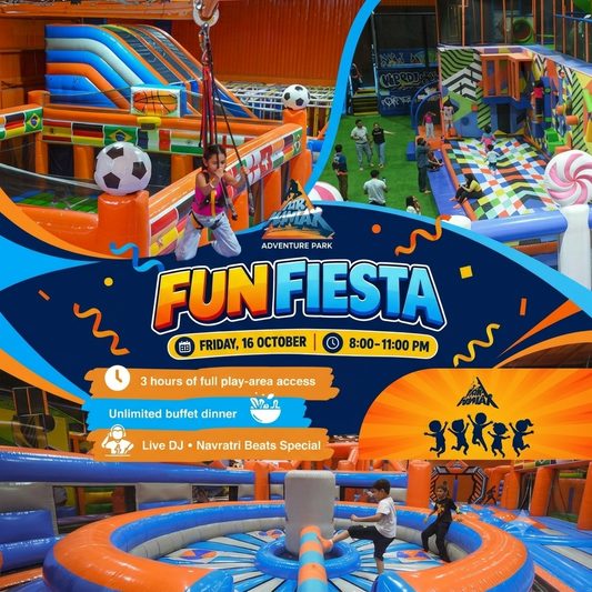 FUN FIESTA at Air Maniax (16 Oct) | Kleem Hub Tragad Ahmedabad