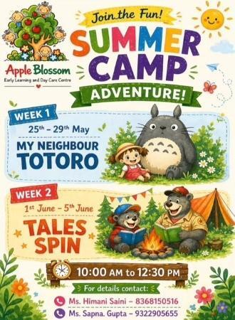 Summer Camp Adventure by Apple Blossom School | Sector 46 Gurgaon