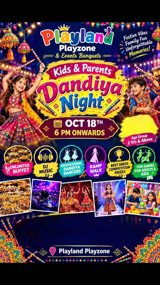 Dandiya Night (18 Oct) at Playland | Himayatnagar Hyderabad
