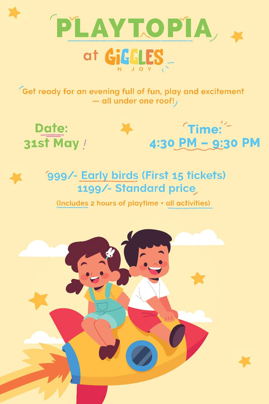 Playtopia at Giggles N Joy (31 May) | M3M Urbana Mall Gurgaon