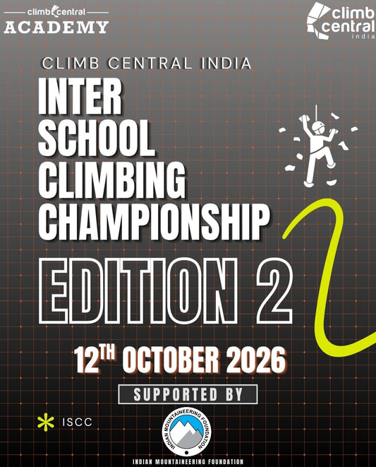 Inter School Climbing Championship (12 Oct) at Climb Central | Mehrauli-Gurgaon Road New Delhi