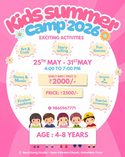 Kids Summer Camp by NachSang Dance And More (25 May - 31 May) | Pimpri-Chinchwad Pune