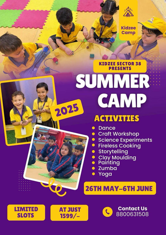 Summer Camp by Kidzee Preschool (26 May - 6 Jun) | Sector 38 Gurgaon - ActivityKidz