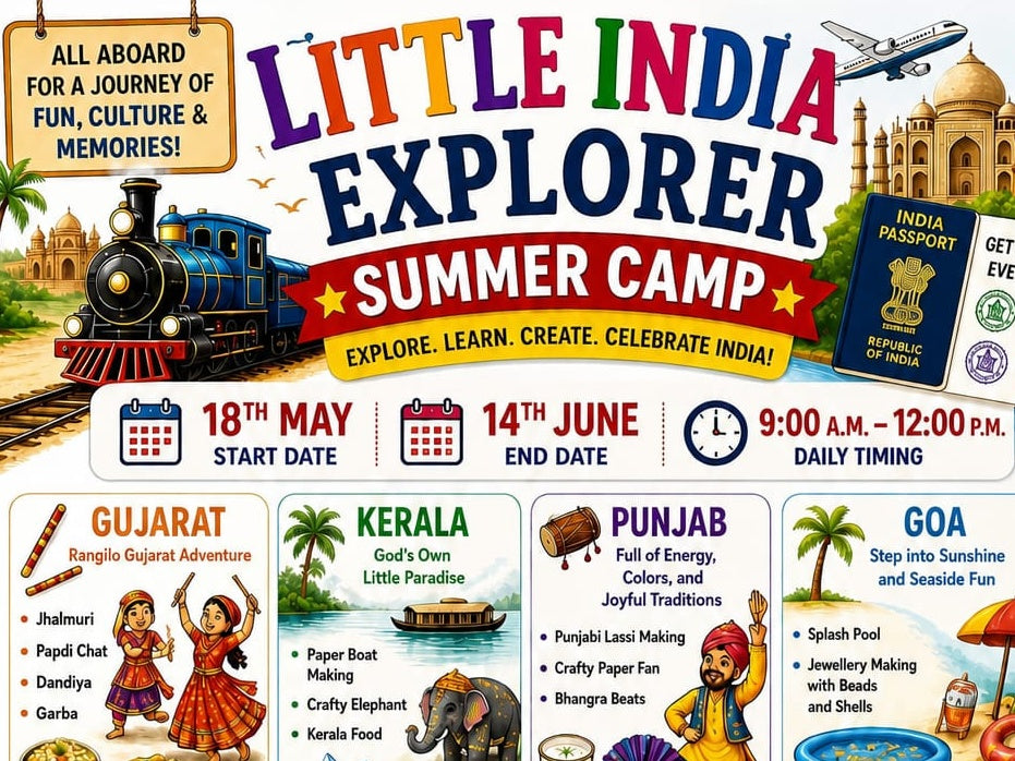 Little India Explorer Summer Camp by House Of Angels Vaishali (18 May - 14 Jun) | Vaishali Ghaziabad