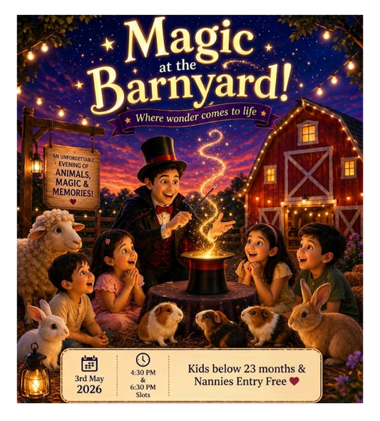 Magic (3rd May) at The Barnyard | Sainik Farm New Delhi