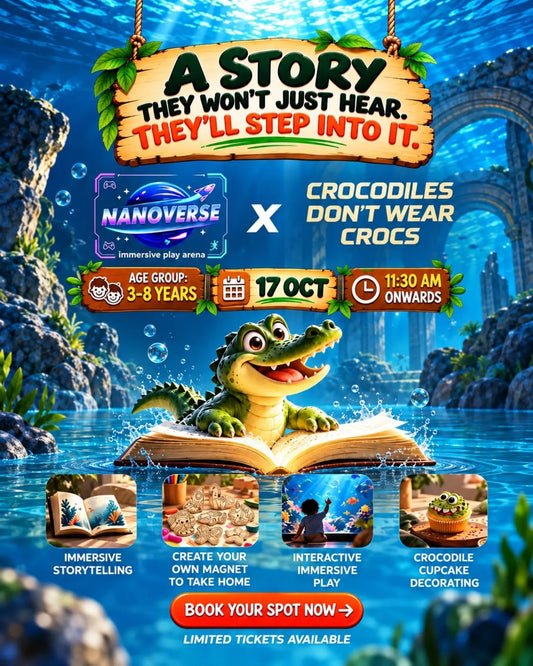 Nanoverse X Crocodiles Don't Wear Crocs (17 Oct) at Nanoverse | New Friends Colony New Delhi