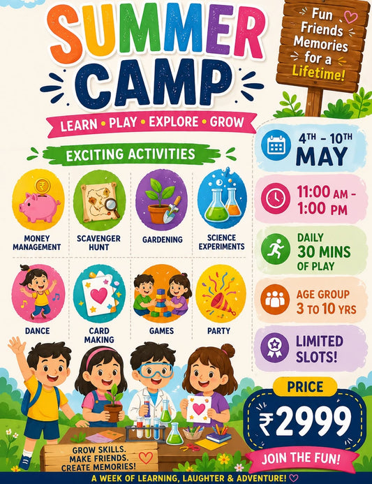 Summer Camp by Smiles And Giggles (4 May - 10 May) | Vesu Surat