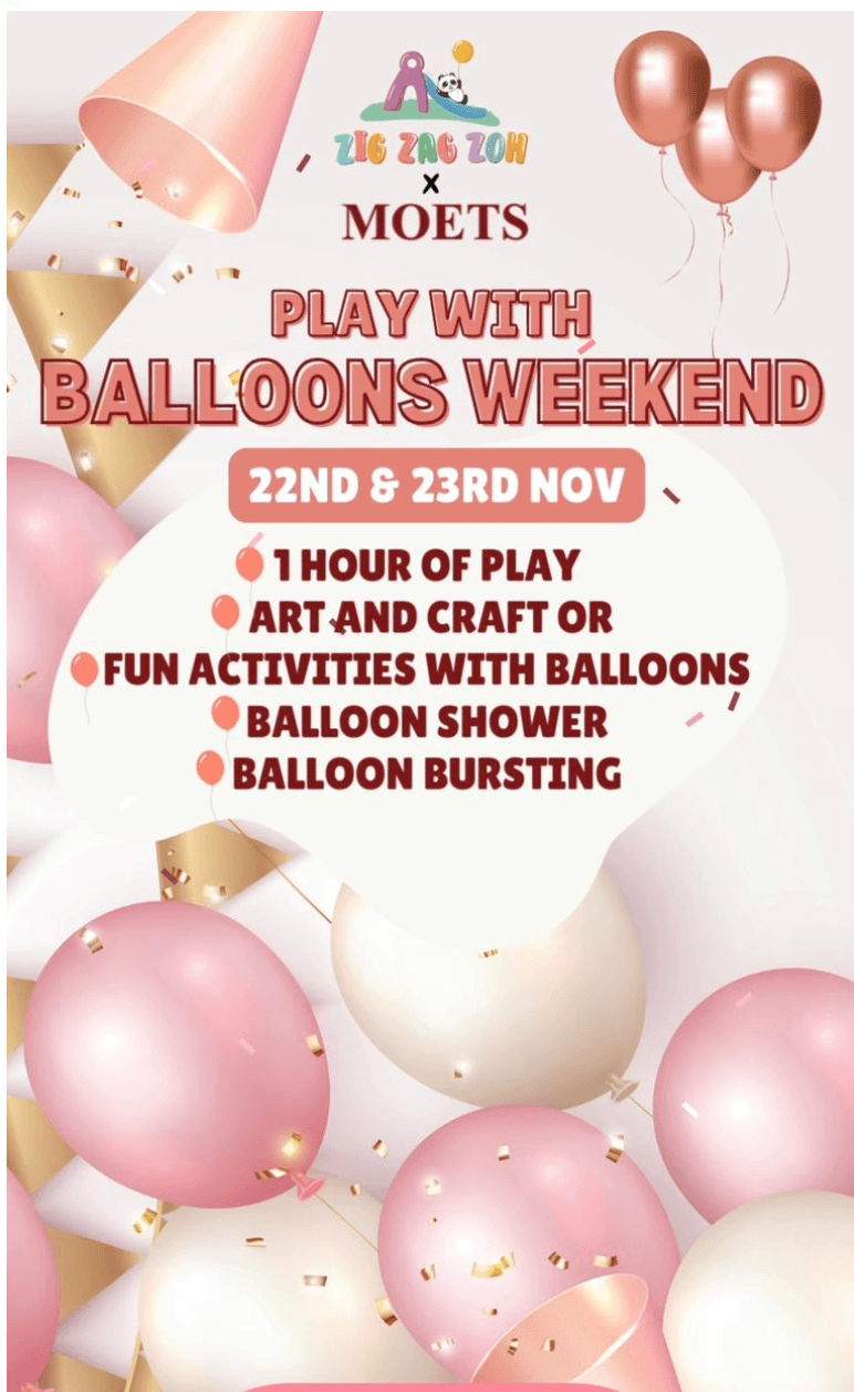 Balloons Weekend By Zig Zag Zoh Indoor Play Area | Opposite Dt Mega Mall Gurgaon - ActivityKidz