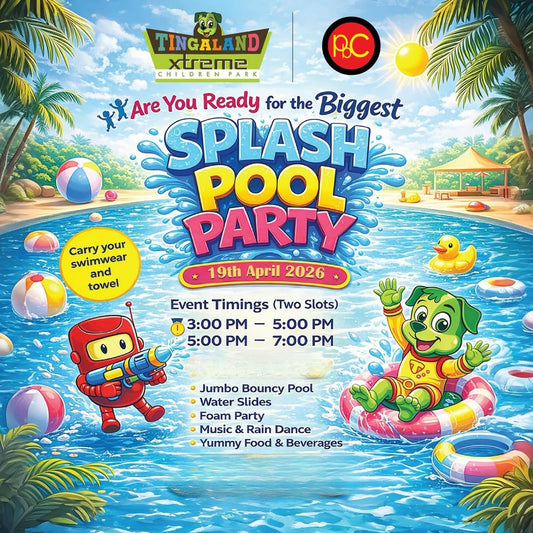 Splash Pool Party (19 Apr) Tingaland | Punjabi Bagh Delhi