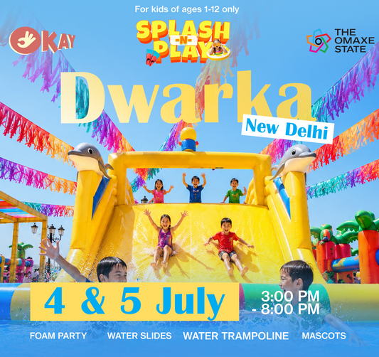 Splash N Play Water Carnival (4-5 Jul) | The Omaxe State Dwarka Delhi