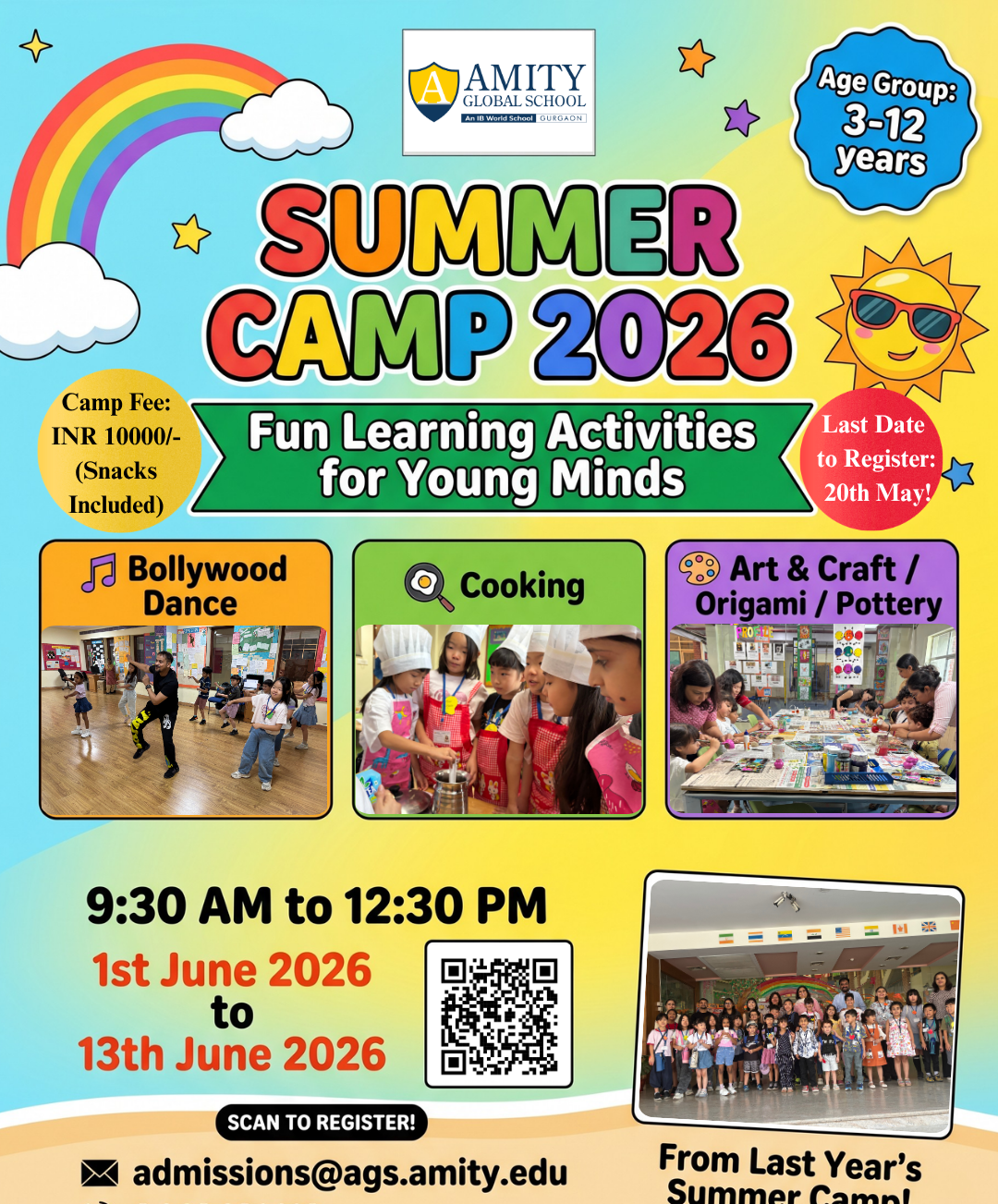 Summer Camp by Amity Global School (1 - 13 June) | Sector 46 Gurgaon