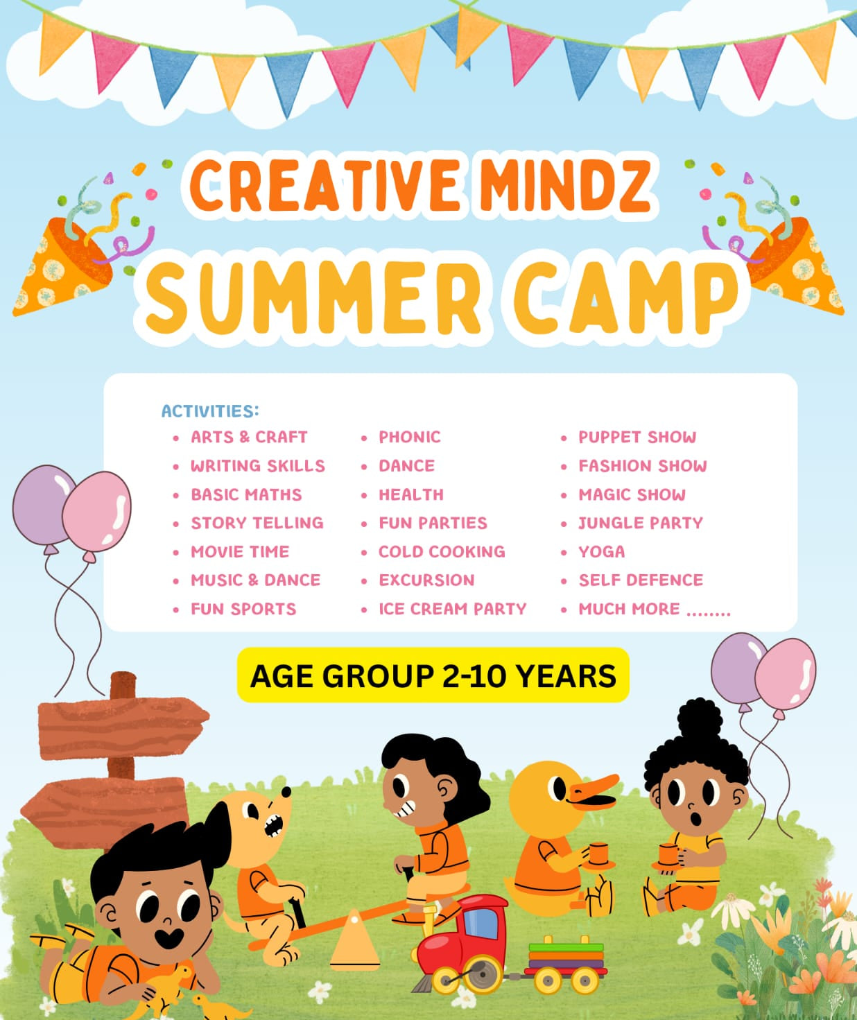 Summer Camp by Creative Mindz Preschool (18 May - 19 Jun) | Kalyan Vihar Delhi