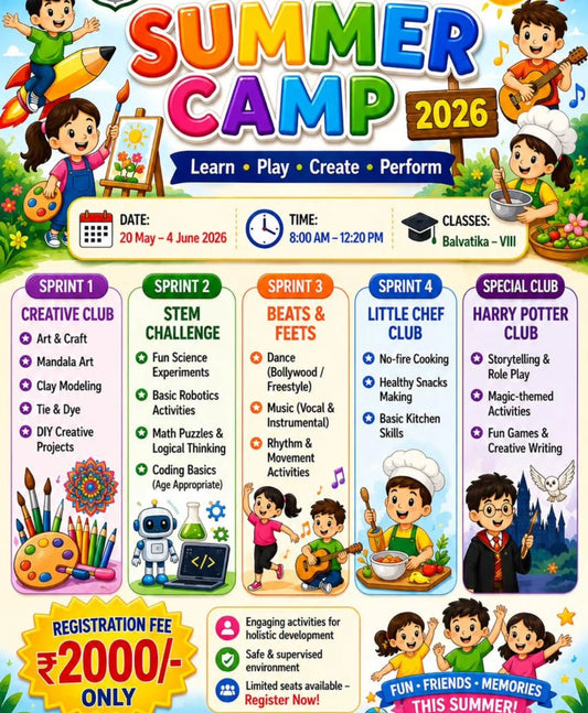 Summer Camp by Delhi Public School (20 May - 4 Jun) | Sector 98 Faridabad