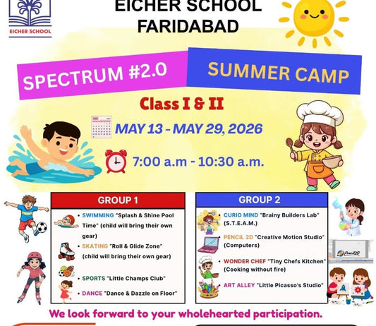 Summer Camp by Eicher School (13 May - 29 May) | Sector 46 Faridabad