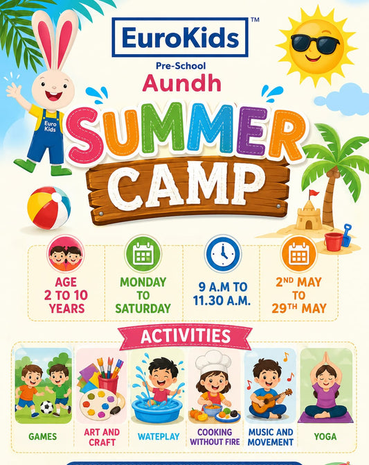 Summer Camp by Eurokids Preschool Aundh (20 May - 29 May) | Aundh Pune