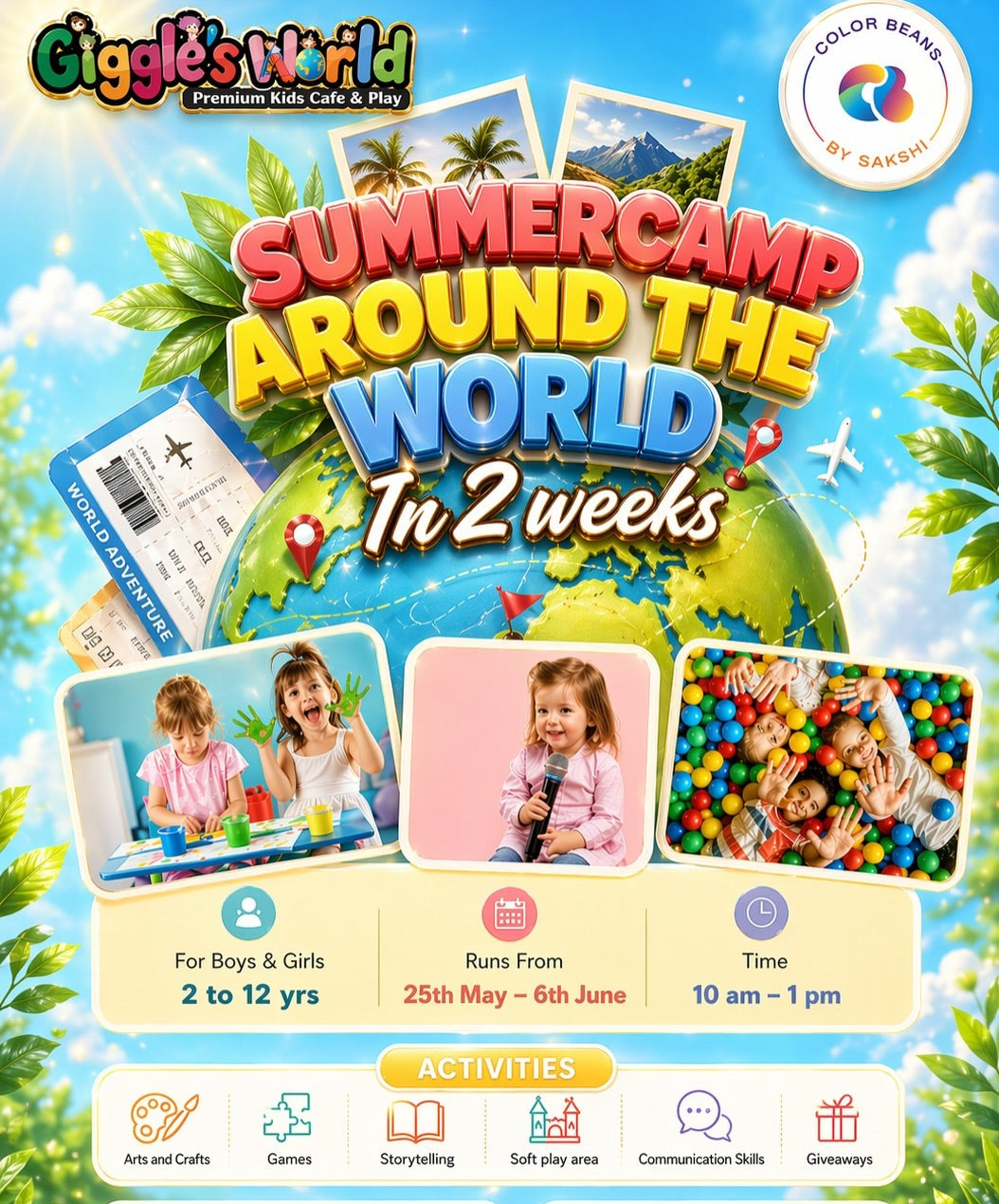Summer Camp by Giggle's World (25 May - 6 Jun) | Sector 28 Faridabad