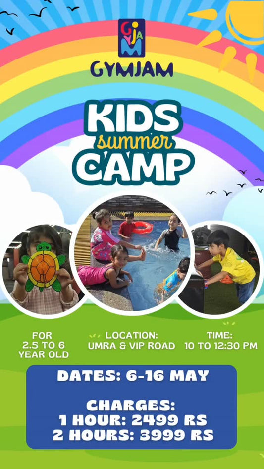 Kids Summer Camp by GymJam Club (6 May - 16 May) | VIP Road Surat