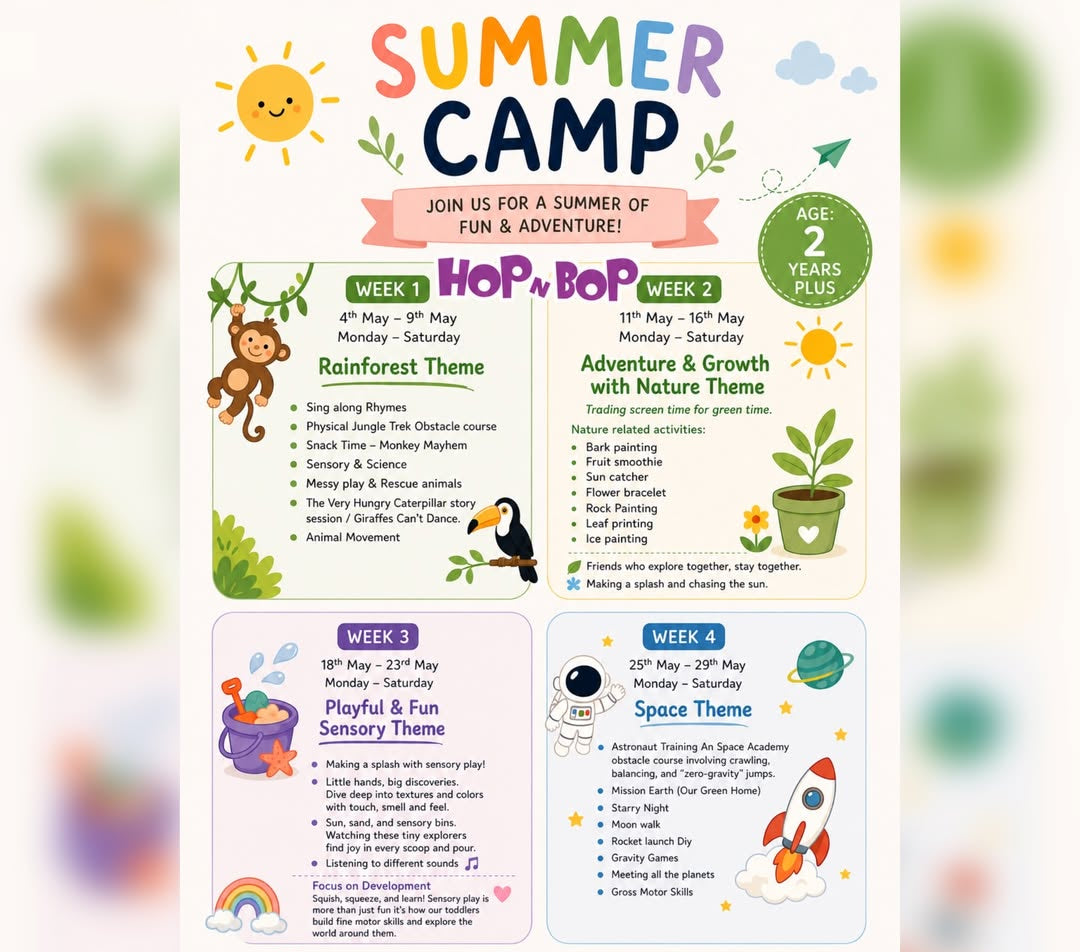 Summer Camp by Hop N Bop (4 May - 29 May) | Khar West Mumbai