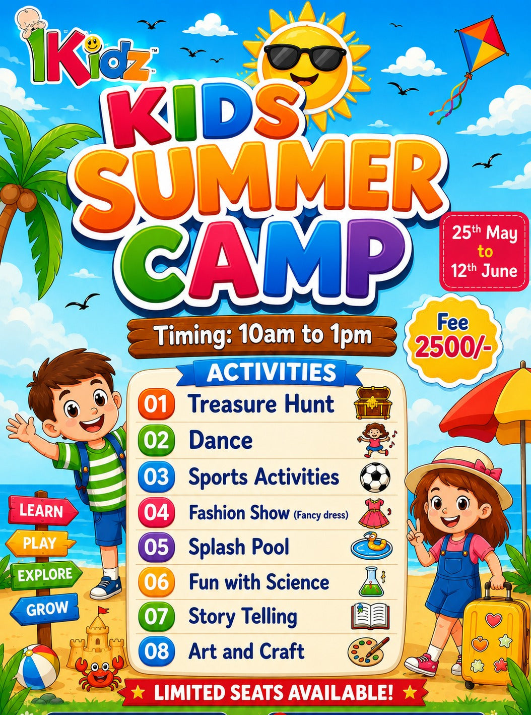 Summer Camp by Ikids Preschool Noida (25 May - 12 Jun) | Sector 116 Noida
