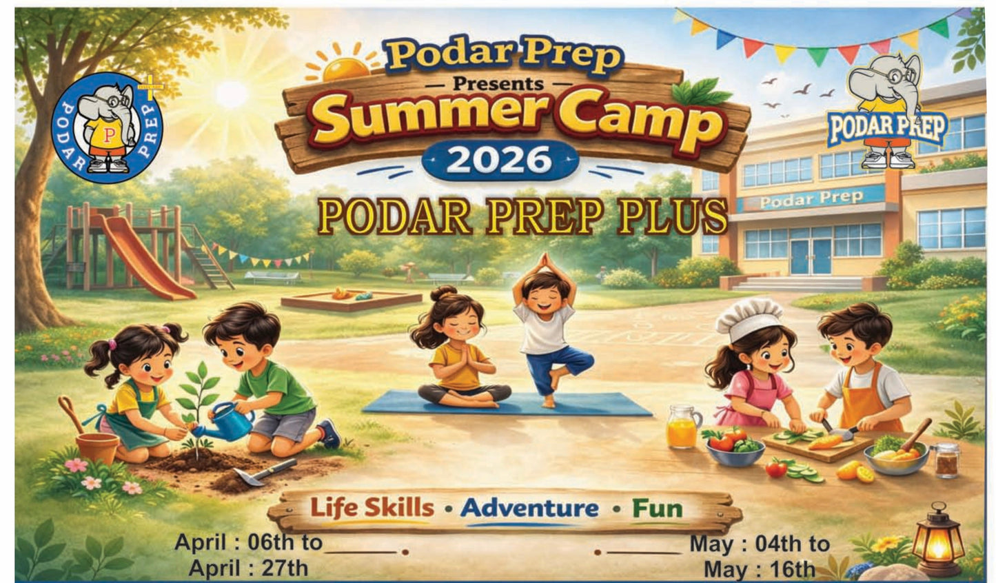 Summer Camp by Podar Prep Plus (4 May - 15 May) | Frazer Town Bengaluru