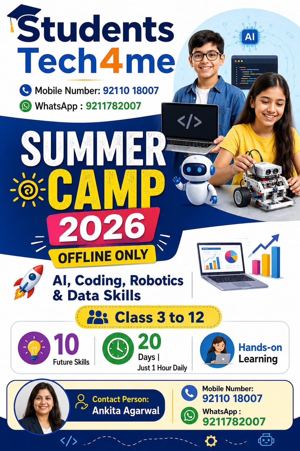 Summer Camp by Tech4ME (1 Jun - 30 Jun) | Indirapuram Ghaziabad