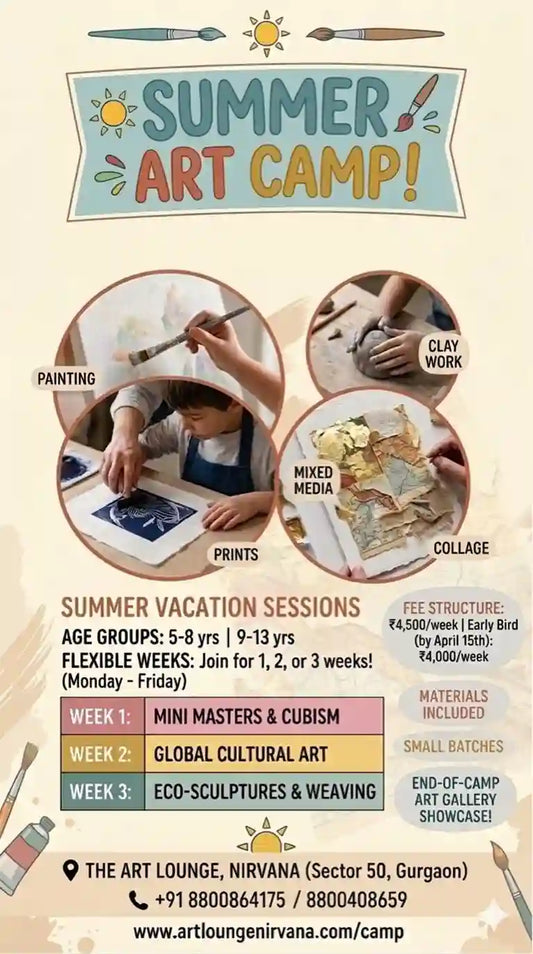 Summer Camp by The Art Lounge (11 Mar - 31 Jul) | Sector 50 Gurgaon