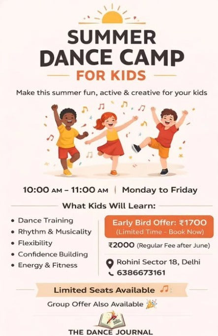 Summer Dance Camp by The Dance Journal (22 Apr - 31 Jul) | Sector 18 Rohini