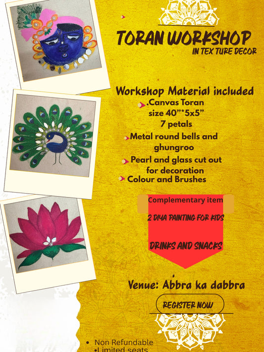 Toran Workshop (24 Oct) at Abra Ka Dabra | Shastri Nagar Ghaziabad
