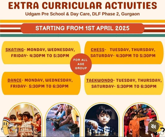 Udgam Preschool with Dance Skating Chess and Taekwondo Activities | DLF Phase 2 Gurgaon - ActivityKidz
