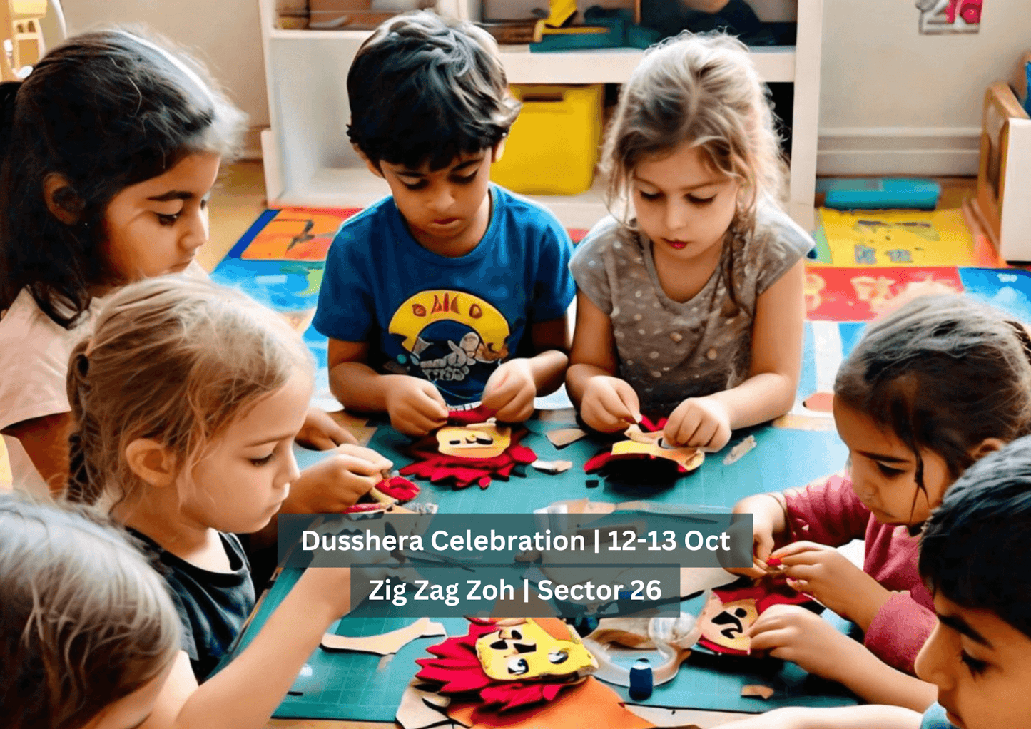 Dussehra Celebration By Zig Zag Zoh Indoor Play Area | Opposite Dt Mega Mall Gurgaon - ActivityKidz