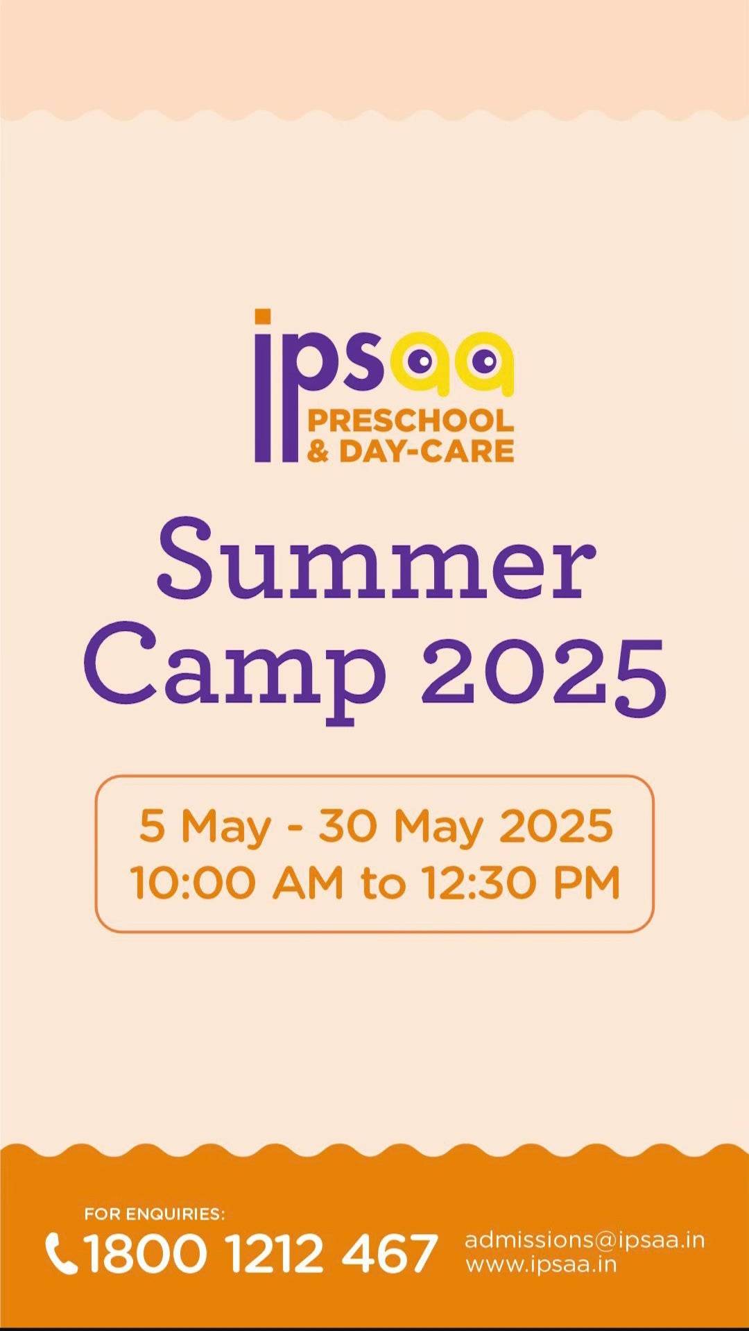 Summer Camp by IPSAA Preschool and Day-care (19 May - 13 Jun) | Sector 51 Gurgaon - ActivityKidz