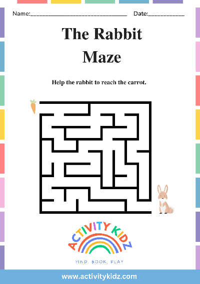 The Rabbit Maze - ActivityKidz