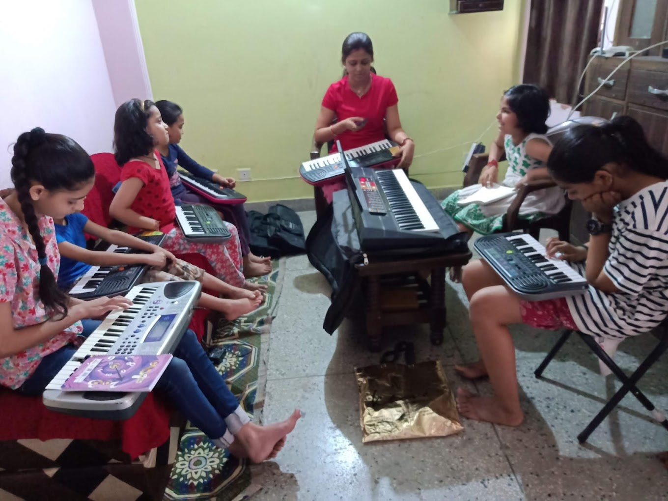 Swar Sudha Music Classes for Classical Vocals Harmonium Keyboard | Sector 56 Gurgaon