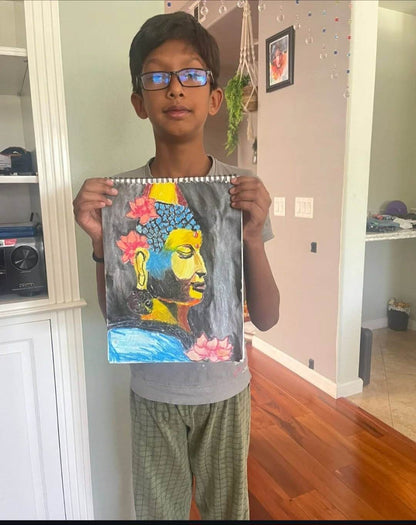 Aashi Jain Studios for Fine Arts Oil Painting Classes | Tulip Purple Sector 69 Gurgaon - ActivityKidz