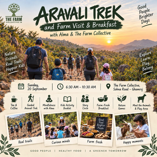 Aravali Trek and Farm Visit by The Farm Collective (20 Sep) | Ghamroj Haryana