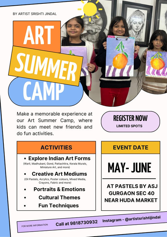 Art Summer Camp by ASJ Art Studio (1 - 30 Jun) | Sector 40 Gurgaon