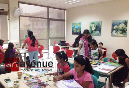 Art Avenue School for Drawing Sketching Painting | Excelsior American School Sector 43 Gurgaon