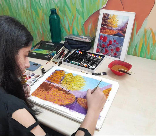Art Avenue School for Drawing Sketching Painting | Excelsior American School Sector 43 Gurgaon - ActivityKidz