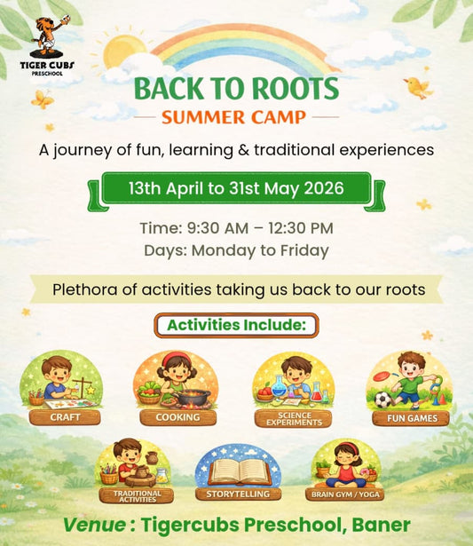 Back To Roots Summer Camp by TigerCubs Preschool Baner (20 May - 31 May) | Baner Pune