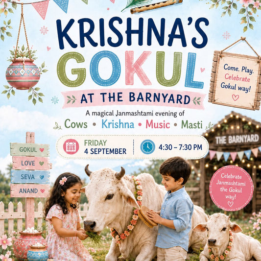 Krishna's Gokul (4 Sep) at The Barnyard | Sainik Farm New Delhi