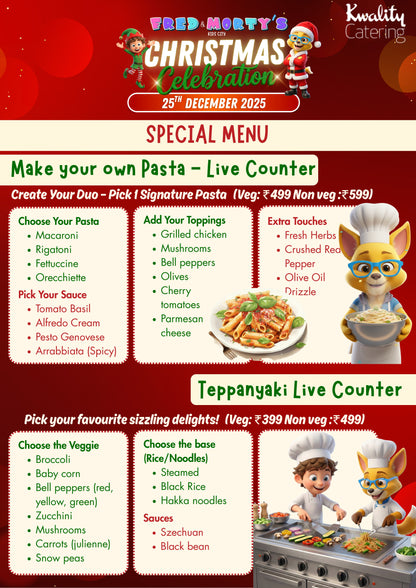 Christmas Celebration at Fred & Morty's (23-28 Dec) | Sector 65 Gurgaon