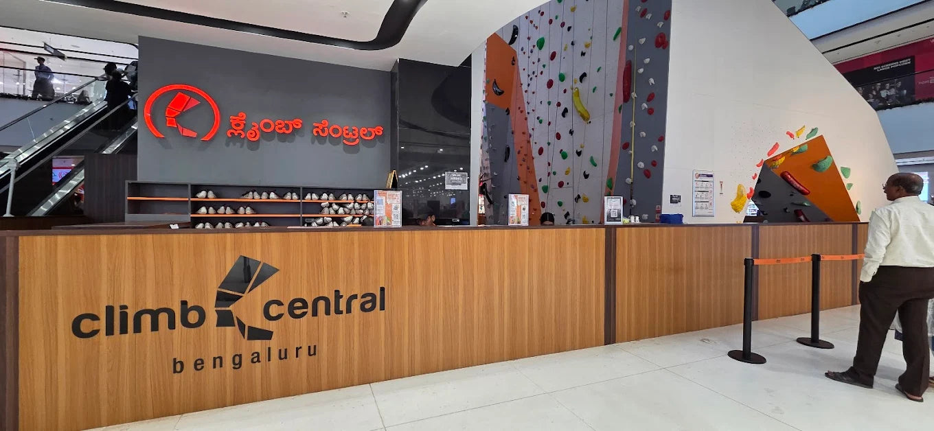 Climb Central Indoor Rock Climbing | VR Mall Mahadevapura Bangalore