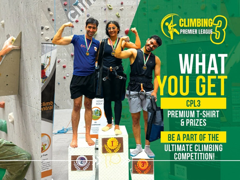 Climbing Premier League 3 at Climb Central (10 Jul - 23 Aug) | Mehrauli-Gurgaon Road New Delhi