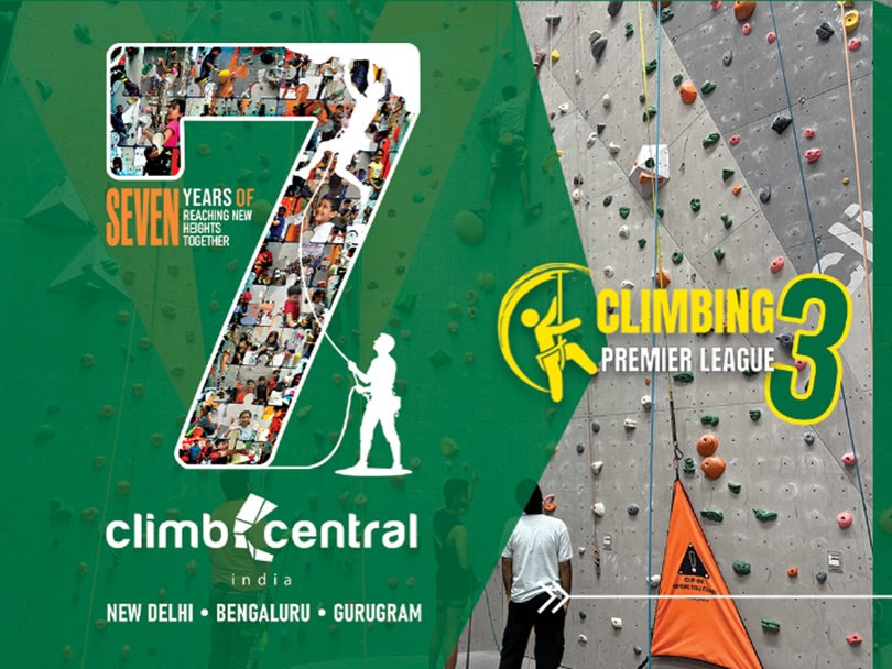 Climbing Premier League 3 at Climb Central (10 Jul - 23 Aug) | Mehrauli-Gurgaon Road New Delhi