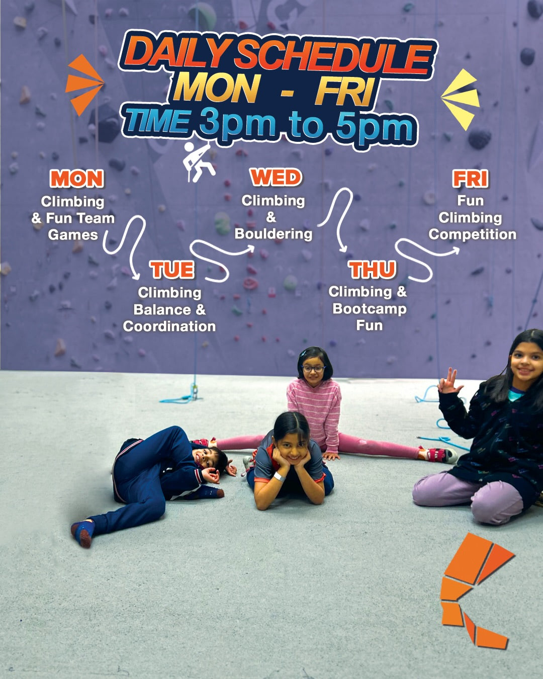 Climbing Summer Camp (27 Apr-26 Jun) at Climb Central New Delhi