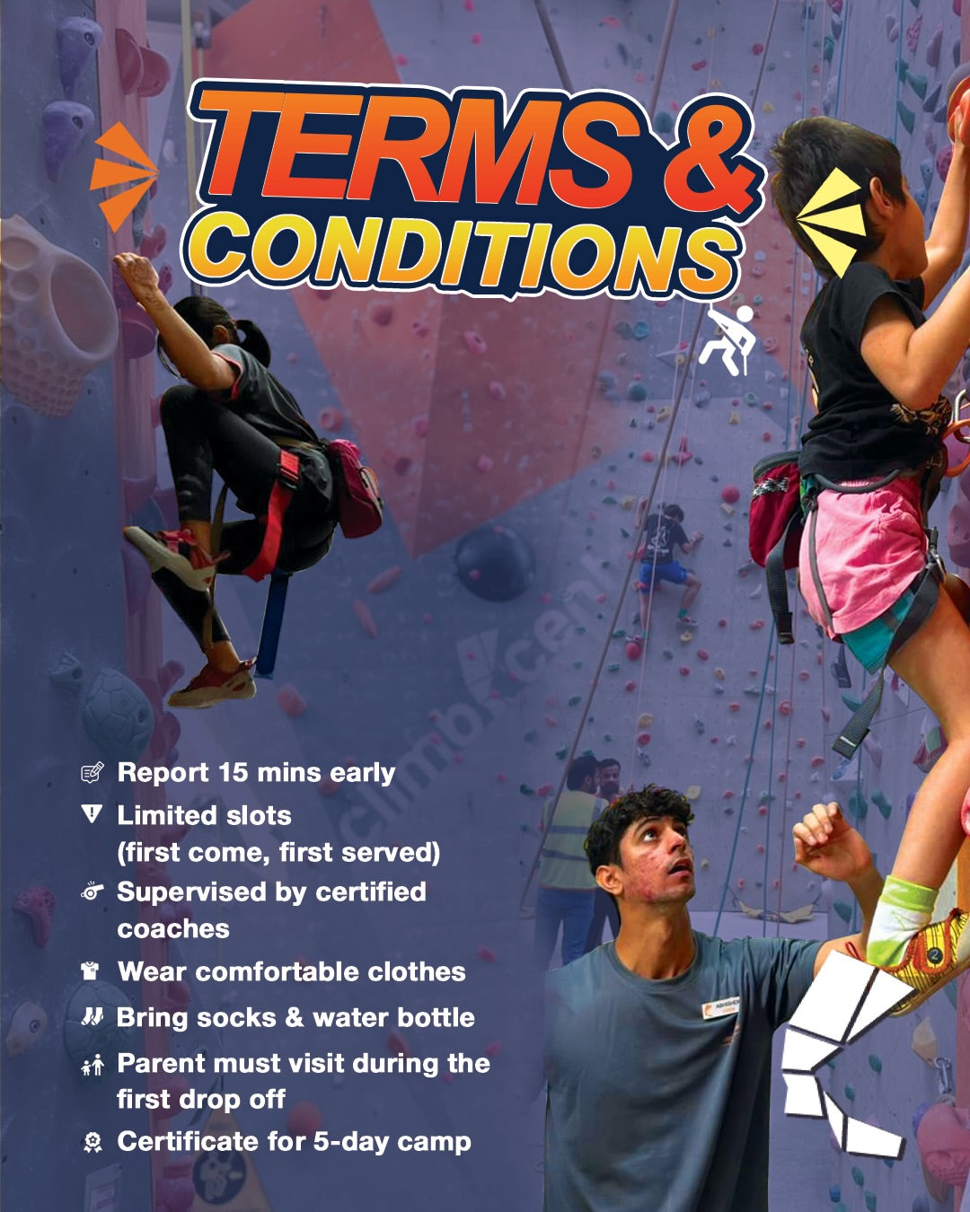 Climbing Summer Camp (27 Apr-26 Jun) at Climb Central New Delhi