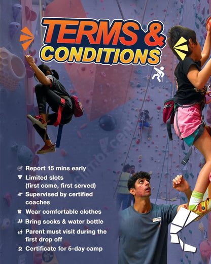 Climbing Summer Camp (27 Apr-26 Jun) at Climb Central New Delhi