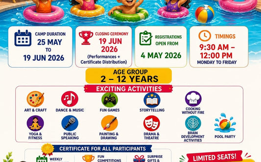 Cool Summer Camp by Yo Poppins Preschool And Daycare (27 May - 19 Jun) | Sector 61 Noida