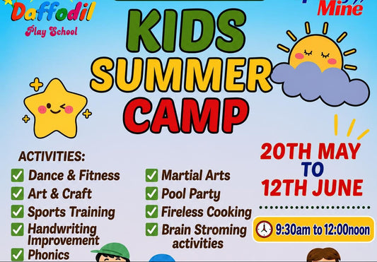 Daffodil Summer Camp by Daffodil Play School Sector 23 (20 May - 12 Jun) | Sector 23 Faridabad